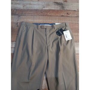Lauren Ralph Lauren Men 40/34 Tan Flat Front High Performance Wool Pant 2043 NWT